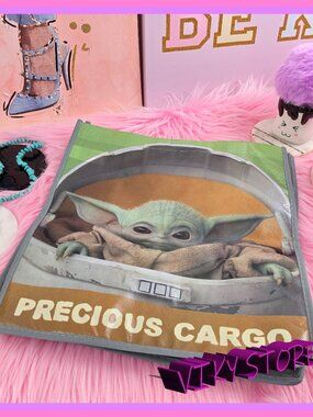 Disney Multicolor Star Wars Baby Yoda Bag, Precious Cargo Small NEW!